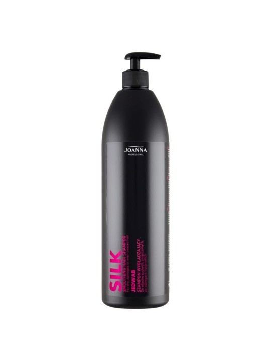 Joanna professional shampoo lisciante silk smoothing hair shampoo lisciante per capelli secchi e danneggiati con seta 1000ml