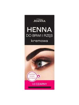 Joanna crema all'henné per sopracciglia e ciglia 1.0 nero 15ml