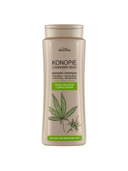 Joanna shampoo idratante e rinforzante konopie per capelli delicati e sensibilizzati 400 ml