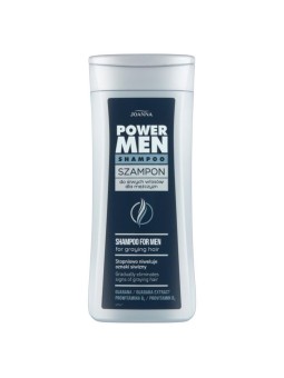 Joanna shampoo power hair per uomo per capelli grigi, shampoo per capelli grigi per uomo 200 ml