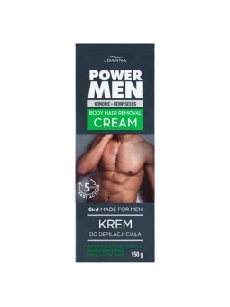 Joanna crema depilatoria corpo power men per uomo 150 g