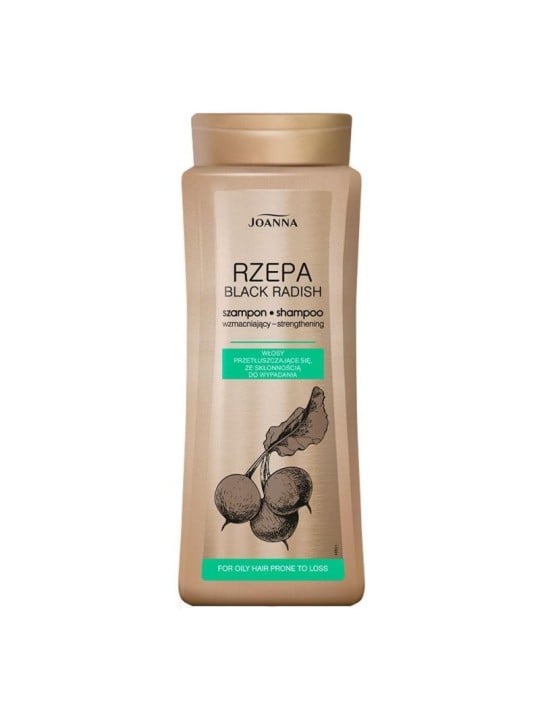 Joanna shampoo rinforzante rzepa per capelli grassi e tendenti alla caduta 400 ml