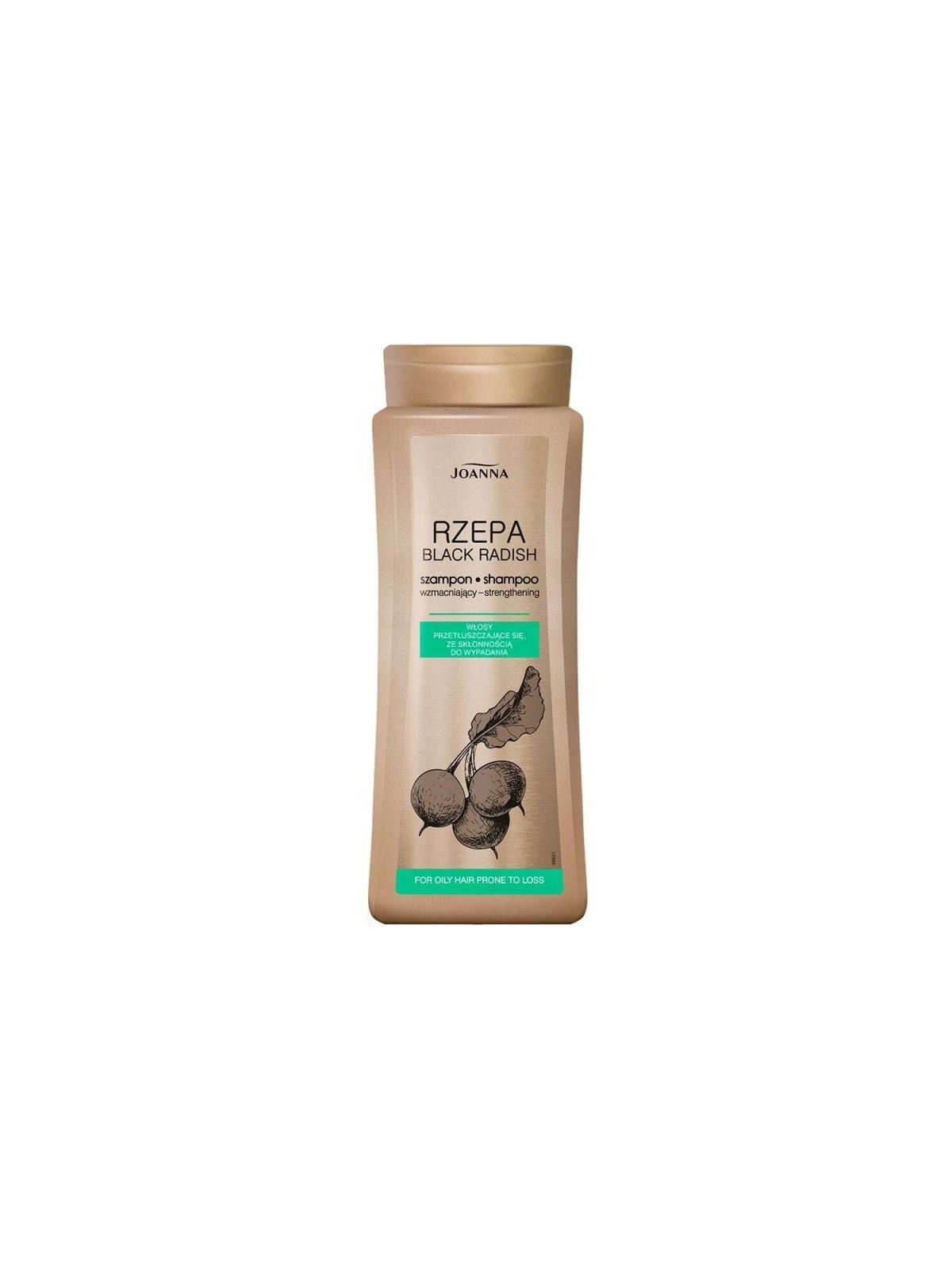 Joanna shampoo rinforzante rzepa per capelli grassi e tendenti alla caduta 400 ml