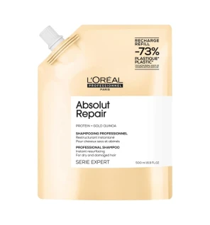 L'oreal professionnel serie expert absolut repair shampoo rigenerante per capelli danneggiati ricarica 500 ml