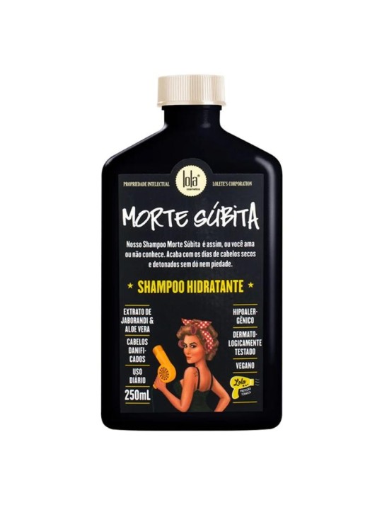 Lola cosmetics shampoo idratante morte subita per capelli 250 ml