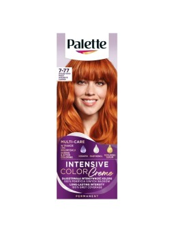 Palette tinta per capelli intensive color creme in crema 7-77 rame intenso