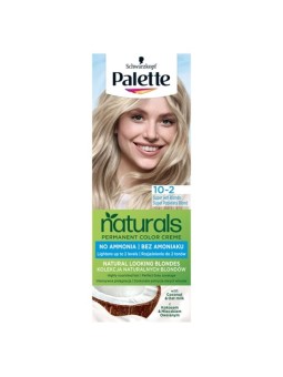 Palette tinta per capelli permanent naturals color creme go blonde con olio di cocco e argan 10-2 (219) biondo super cenere