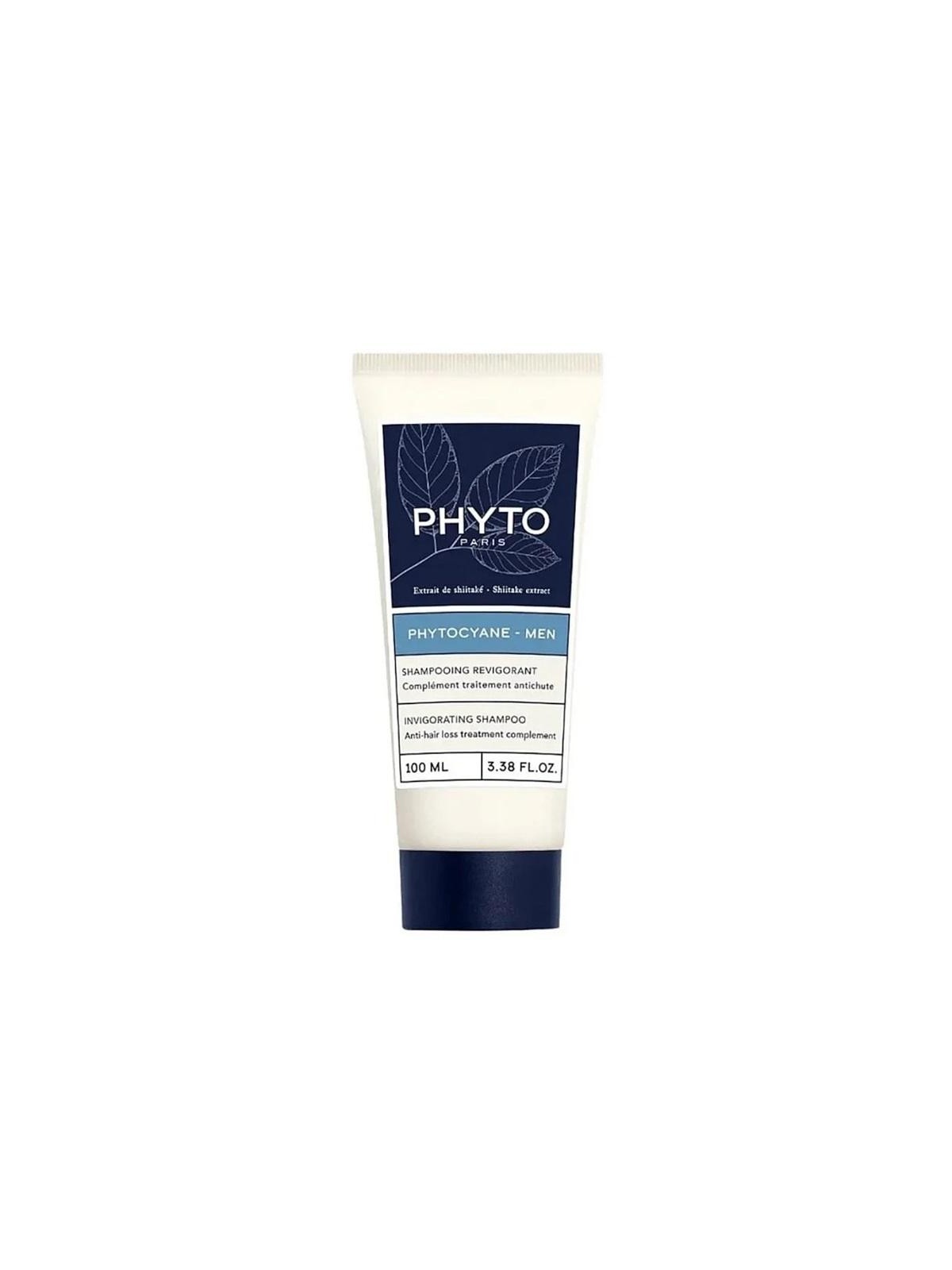 Phyto shampoo rivitalizzante per capelli cyane men 100 ml