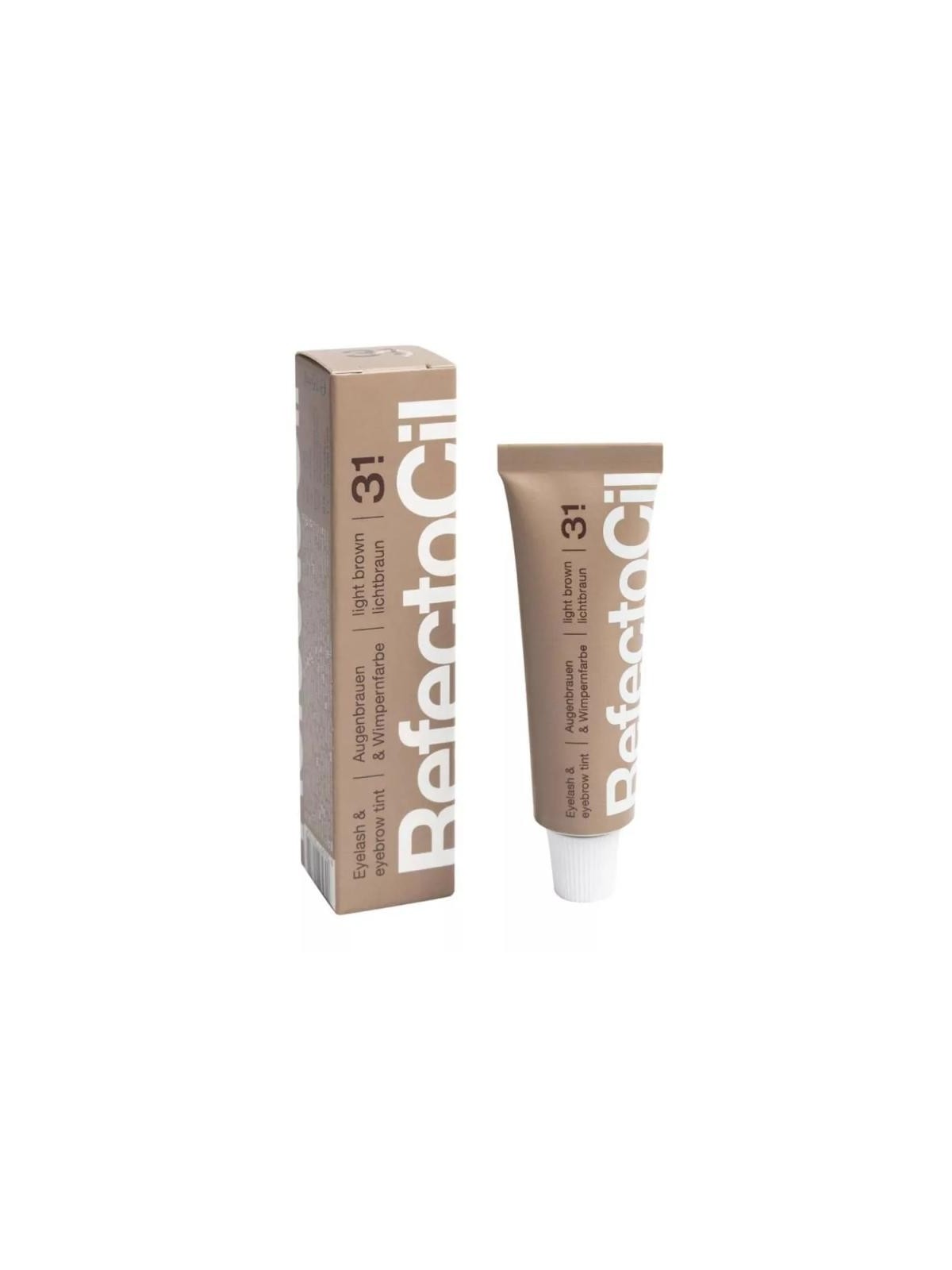Refectocil tinta per ciglia e sopracciglia all'henné per sopracciglia e ciglia 3.1 marrone chiaro 15 ml