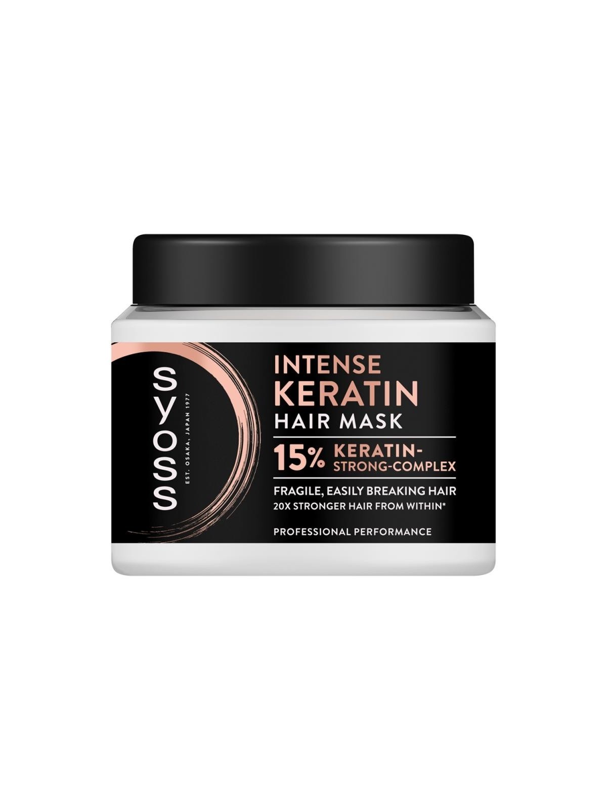 Syoss maschera intensa alla cheratina per capelli fragili 400 ml