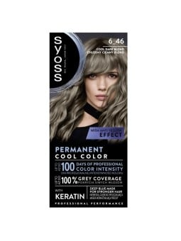 Syoss tinta per capelli permanente cool color 6-46 biondo scuro freddo
