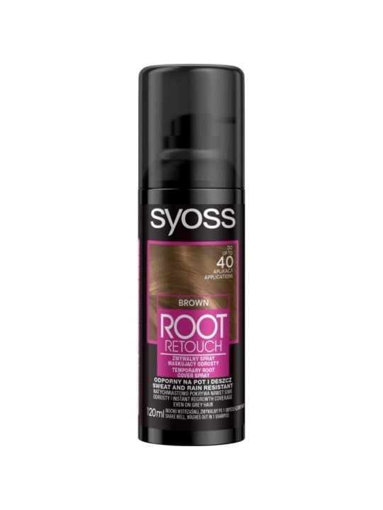 Syoss spray mascherante ricrescita root retoucher castano medio 120ml