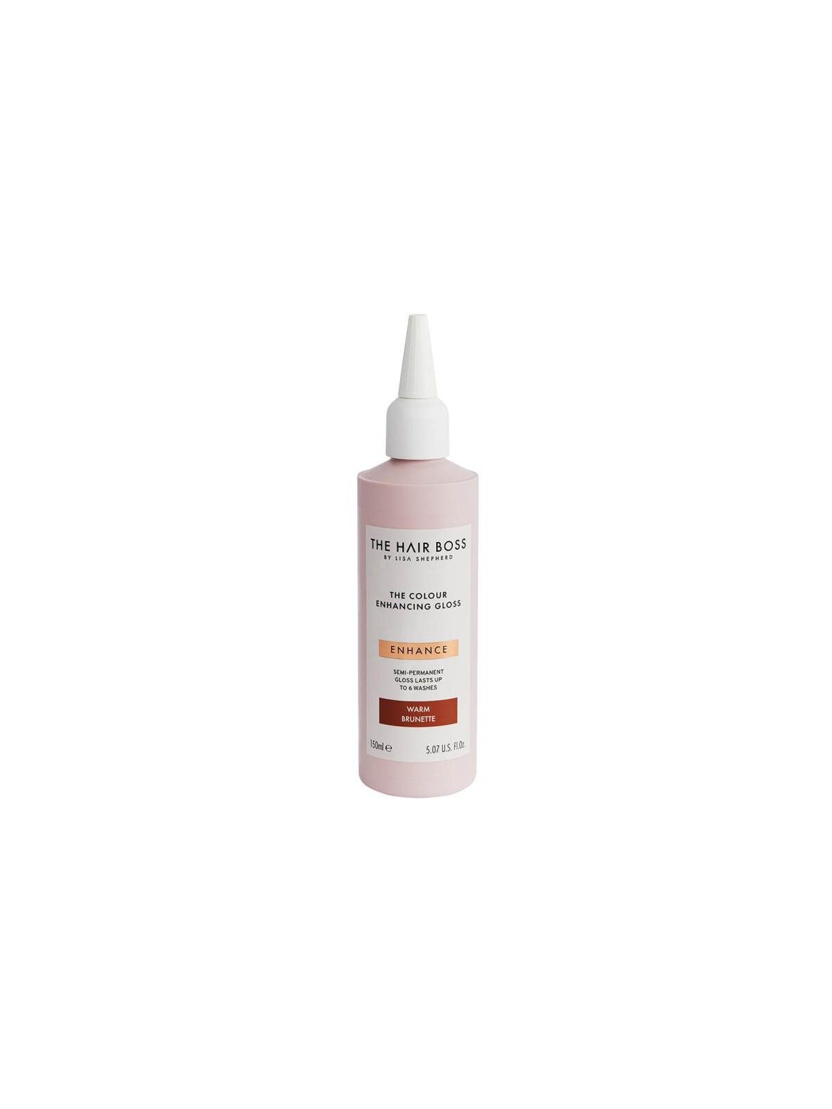 The hair boss di lisa shepherd gloss esaltatore di colore castano caldo 150 ml