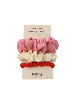 Twisty set we curl waaay back fasce per capelli 3 pezzi