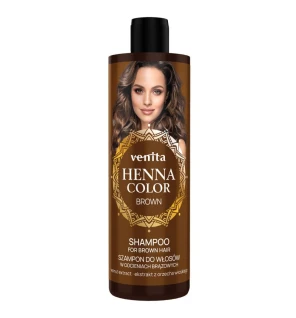Venita shampoo colorante all'henné per capelli castani 300 ml
