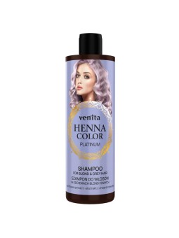 Venita shampoo per capelli color platino all'henné 300 ml