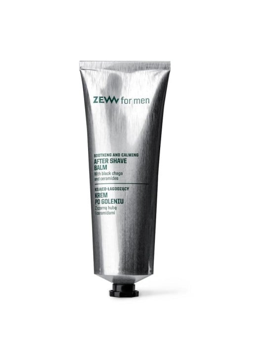 Zew for men crema dopobarba lenitiva e lenitiva con chaga nero e ceramidi 80ml