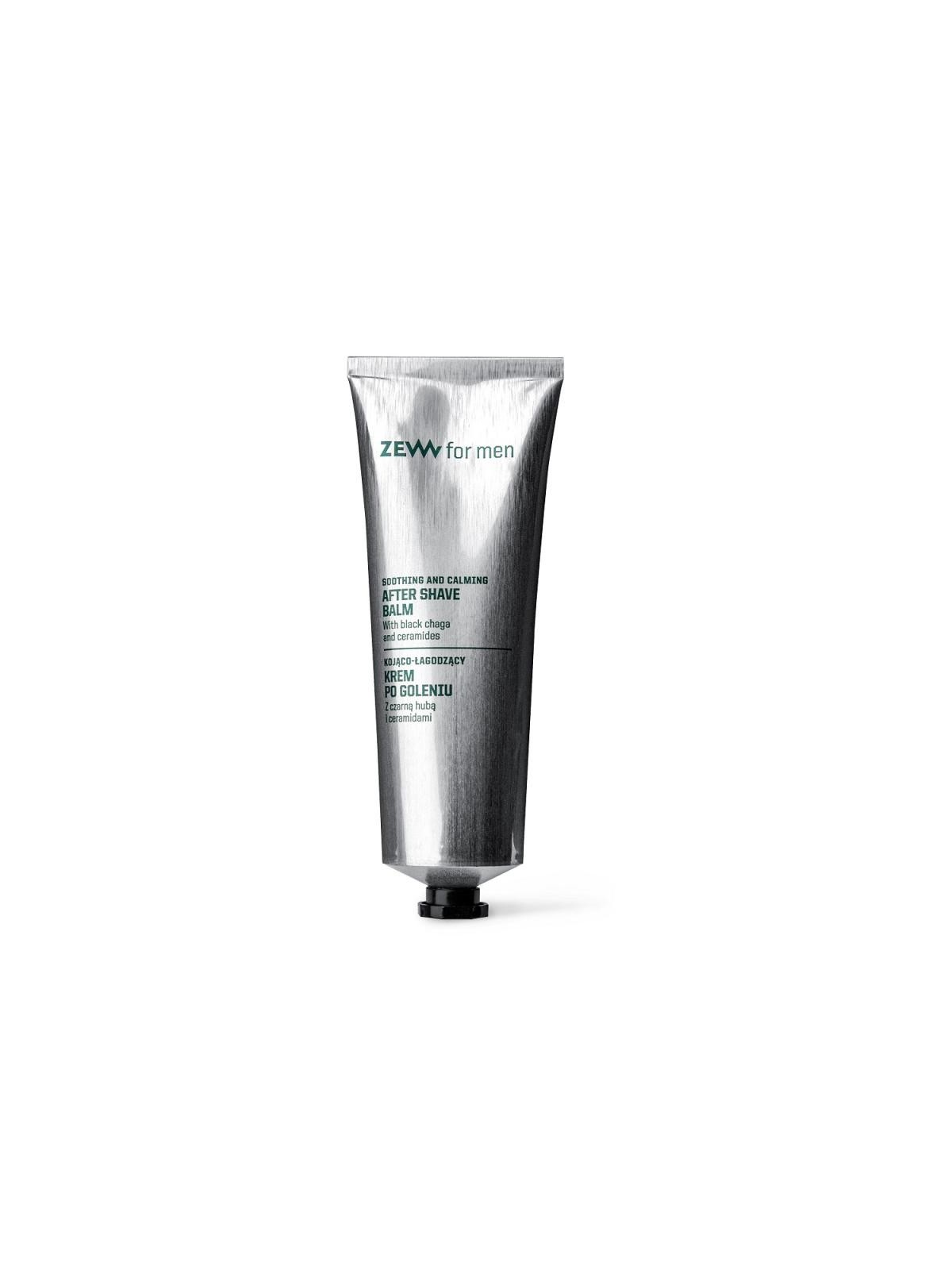 Zew for men crema dopobarba lenitiva e lenitiva con chaga nero e ceramidi 80ml