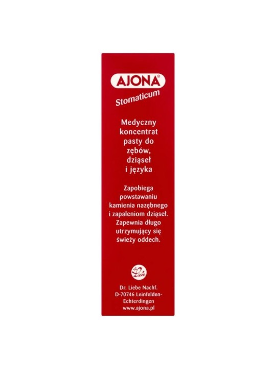Ajona pasta medica concentrata per la cura quotidiana di gengive, denti e lingua 25 ml