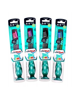 Aquafresh spazzolino da denti big teeth con setole morbide, 1 pezzo