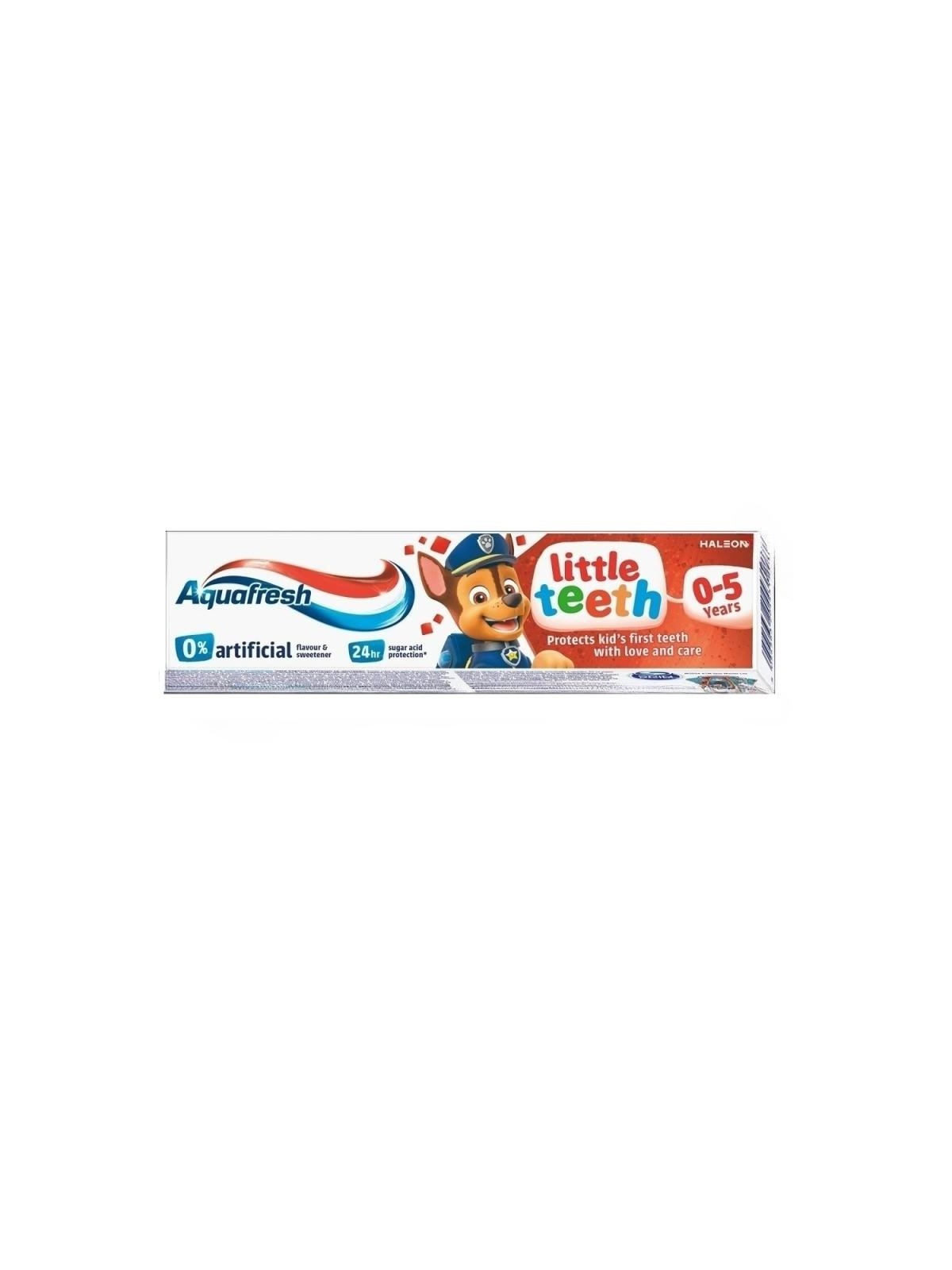 Aquafresh dentifricio little teeth paw patrol 50ml