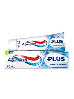 Aquafresh dentifricio plus visible white 75 ml