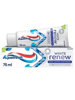 Aquafresh dentifricio white renewal 75 ml