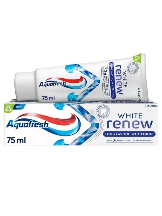 Aquafresh dentifricio white renewal 75 ml