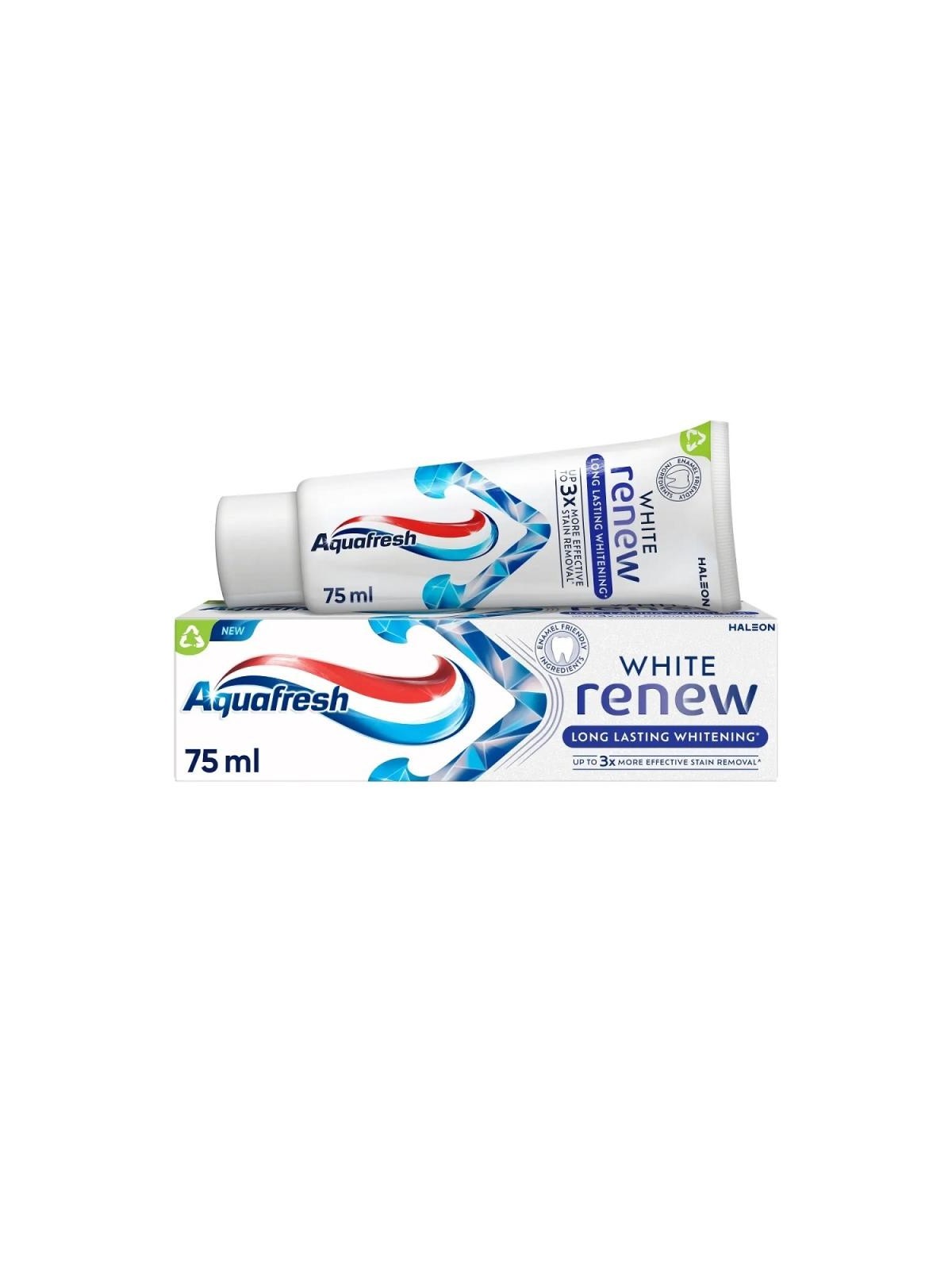 Aquafresh dentifricio white renewal 75 ml