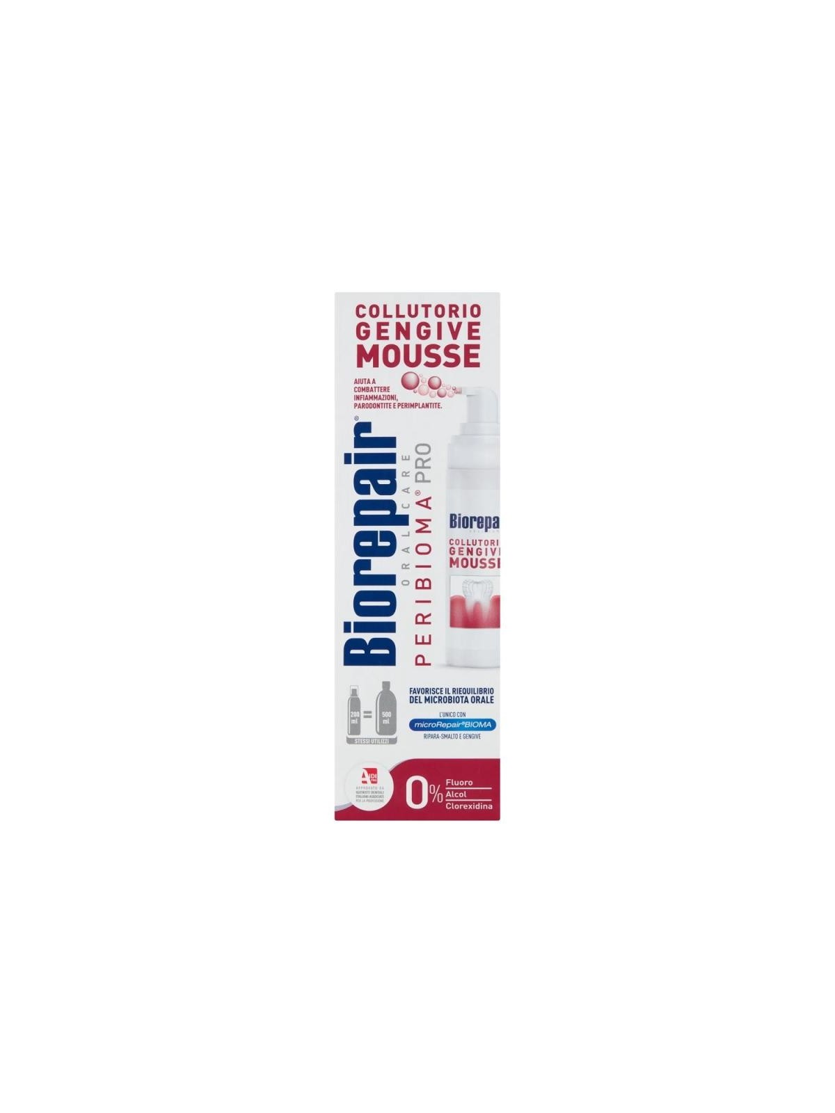 Biorepair peribioma schiuma igienica orale 200 ml