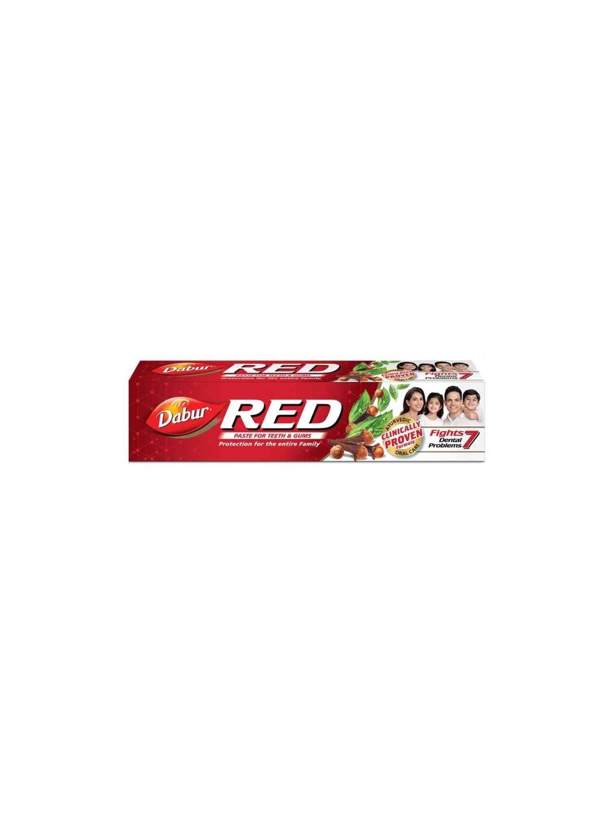 Dabur herbal dentifricio dentifricio rosso neutralizzante alito cattivo 100g