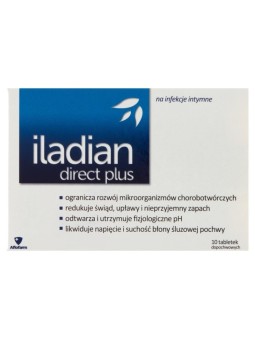 Iladian compresse vaginali direct plus per alleviare i sintomi delle infezioni intime 10 compresse