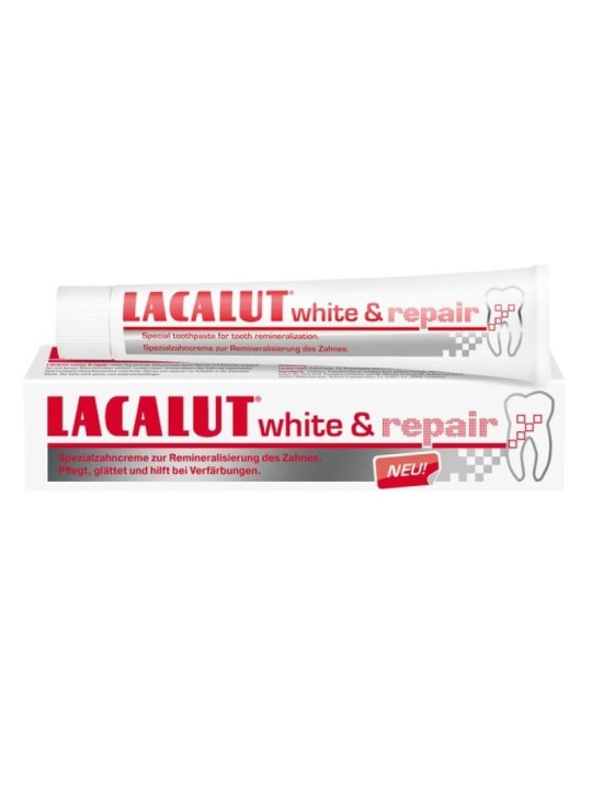 Lacalut dentifricio white & repair 75 ml