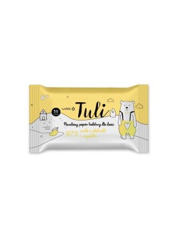 Luba carta igienica tuli inumidita per bambini con acqua ed estratto di calendula 50 pezzi