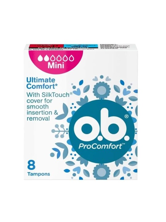 Ob assorbenti procomfort mini 8 pezzi.