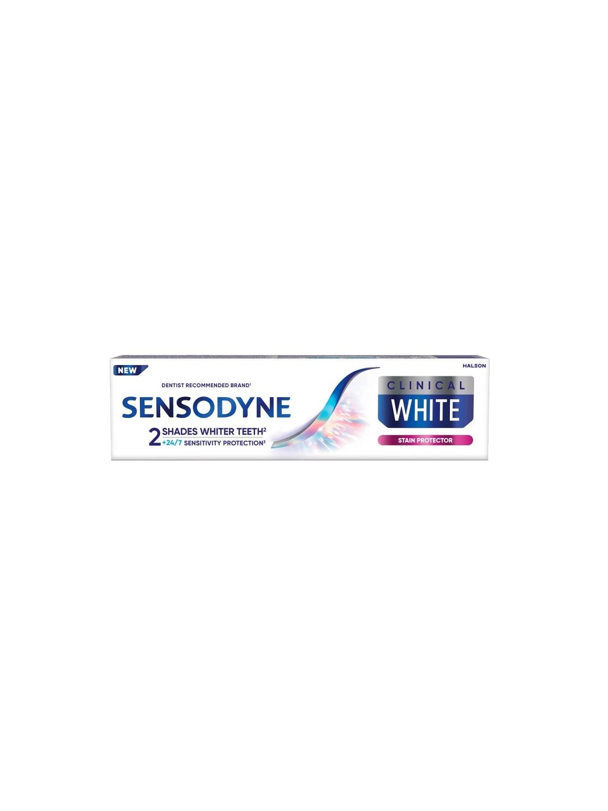Sensodyne dentifricio clinical white stain protector 75 ml