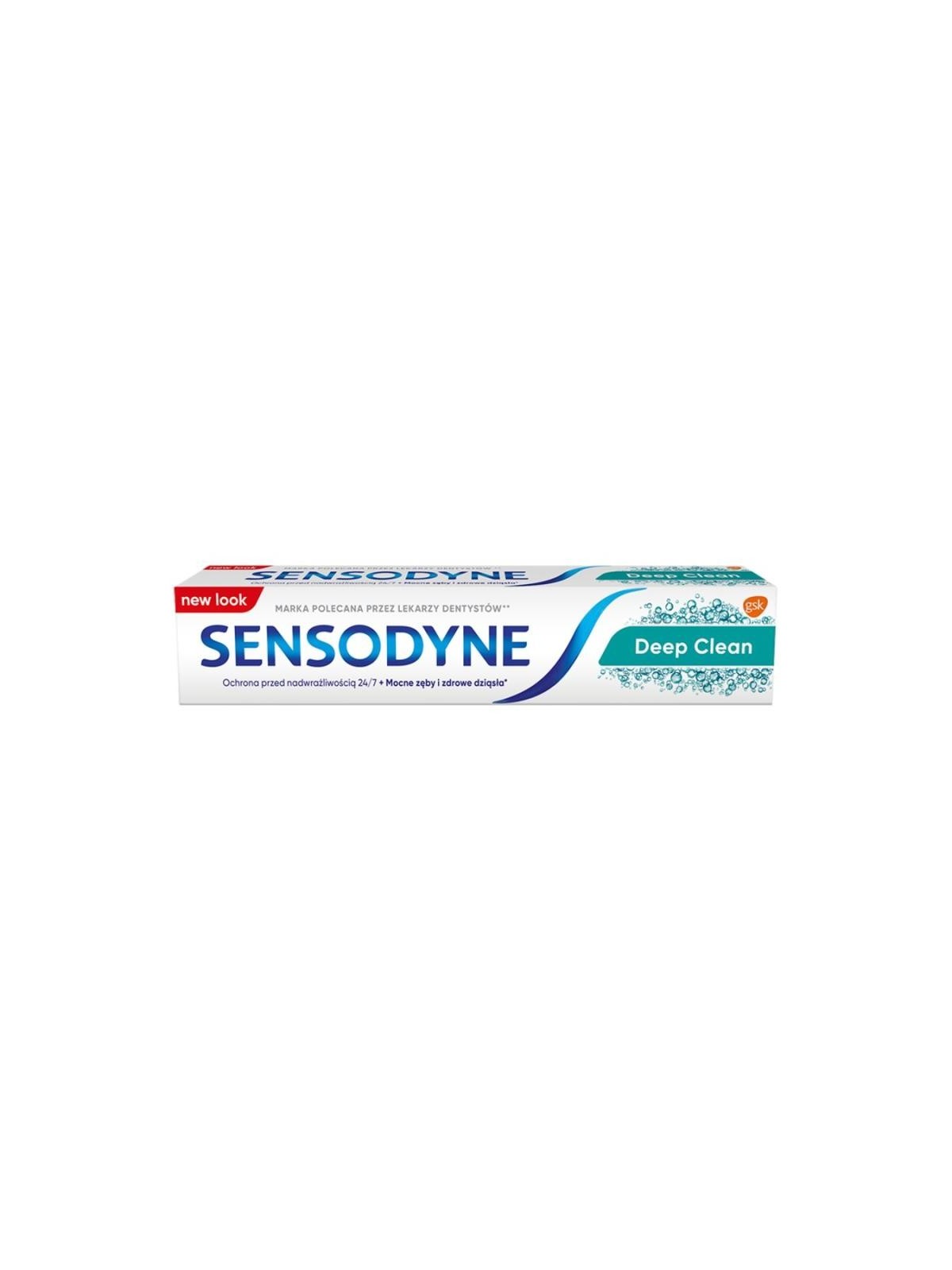 Sensodyne dentifricio deep clean 75ml