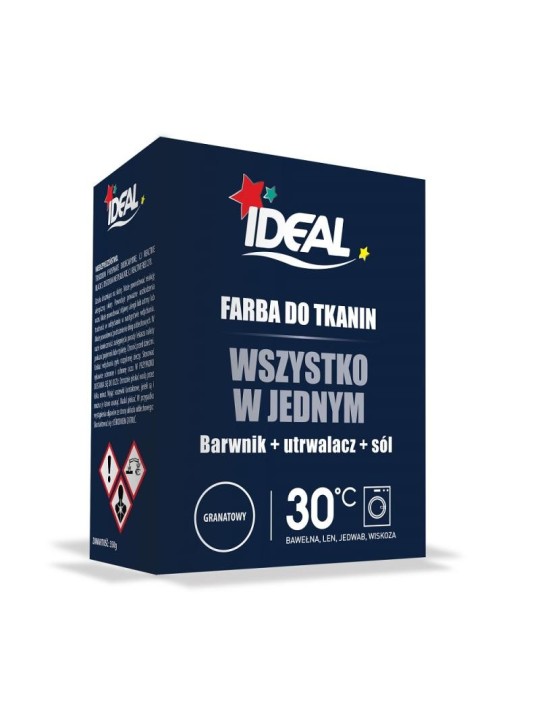 Ideal tintura tutto in uno per vestiti blu navy 350 g