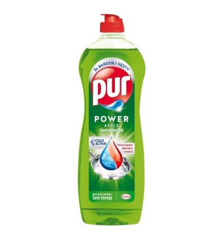 Pur detersivo per piatti power apple 750 ml