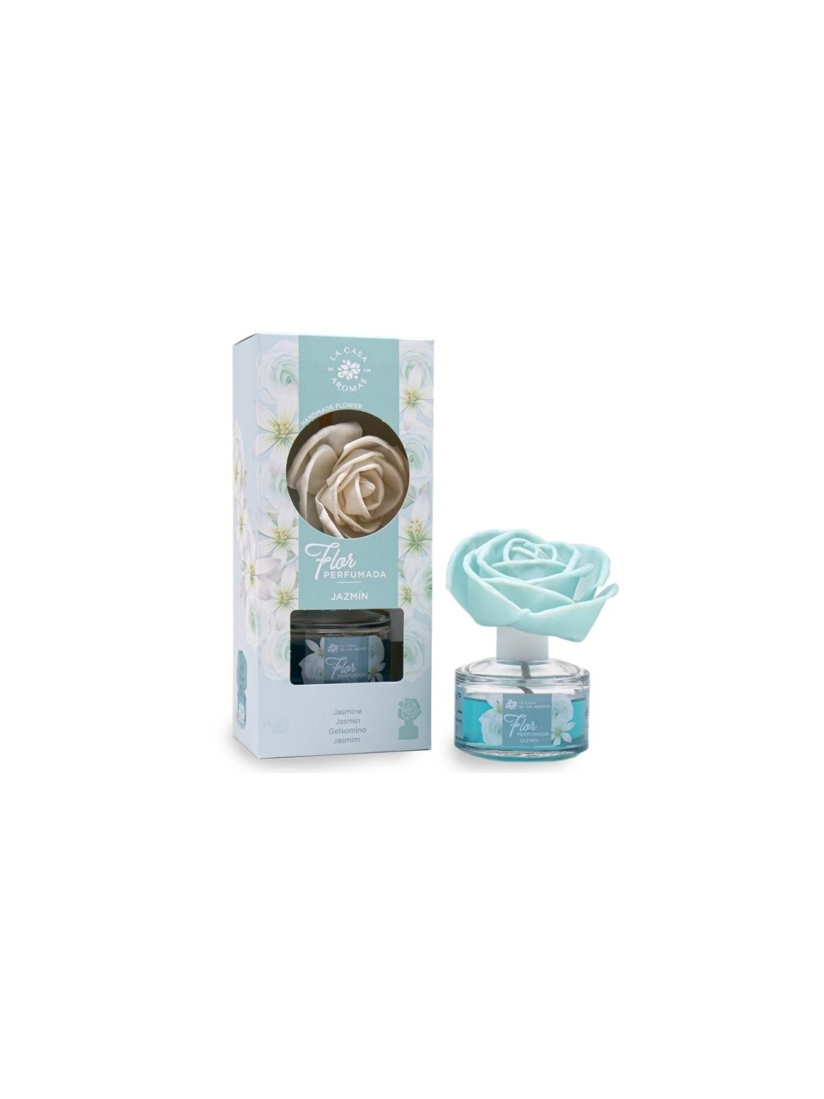 La casa de los aromas diffusore di fragranze flor perfumada a forma di fiore di gelsomino 65 ml