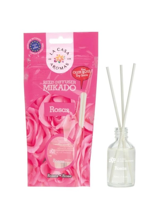 La casa de los aromas bastoncini profumati alla rosa 30 ml