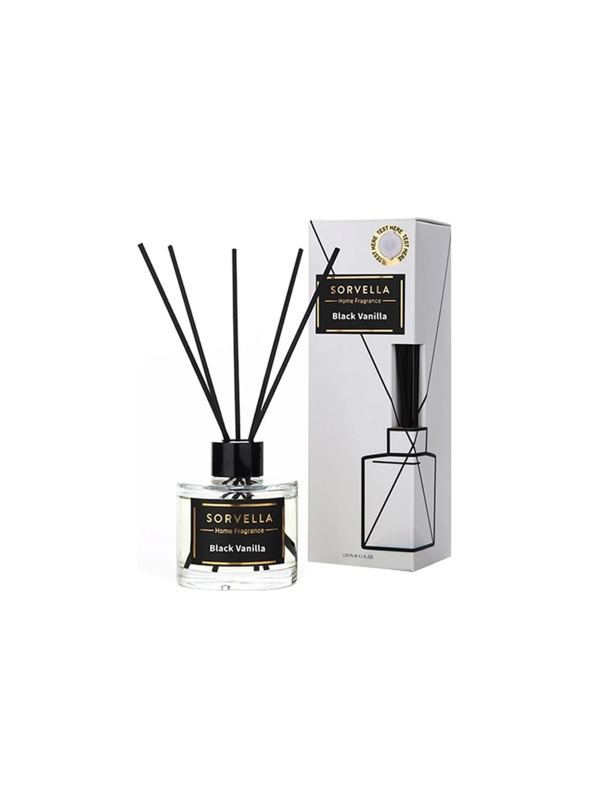 Sorvella diffusore di fragranze a bastoncini vaniglia nera 120ml