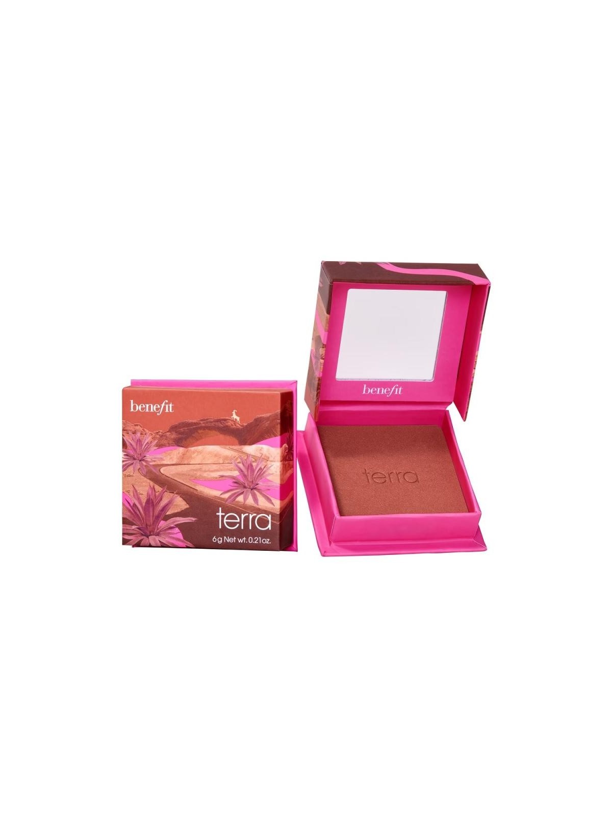 Benefit wanderful world blushes terra powder blusher rosso mattone dorato 6 g