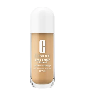 Clinique fondotinta even better clinical vitamin makeup spf50, leggero e medio, 30 ml