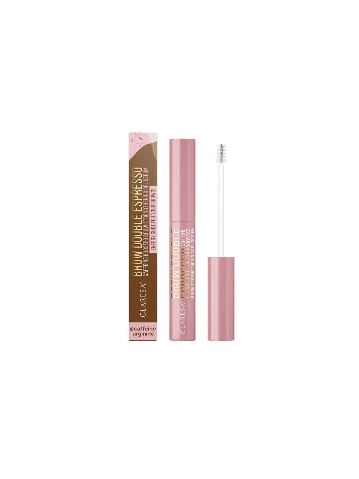 Claresa siero gel rinforzante per sopracciglia brow double espresso 6 g
