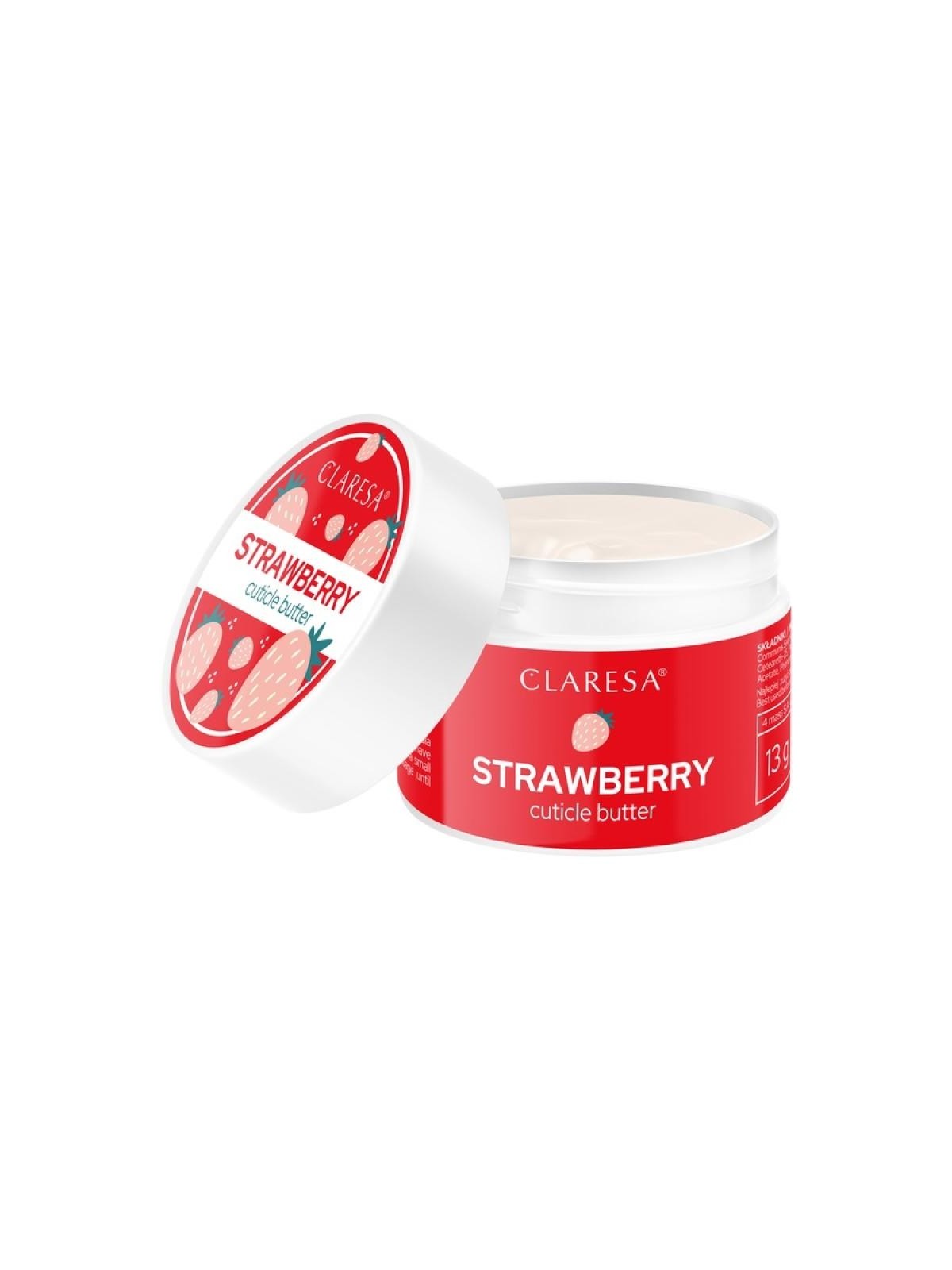 Claresa burro per cuticole alla fragola 13 g