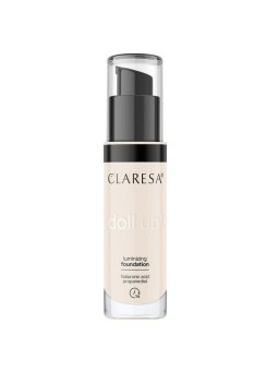 Claresa fondotinta illuminante viso doll up 01 fair light 34g