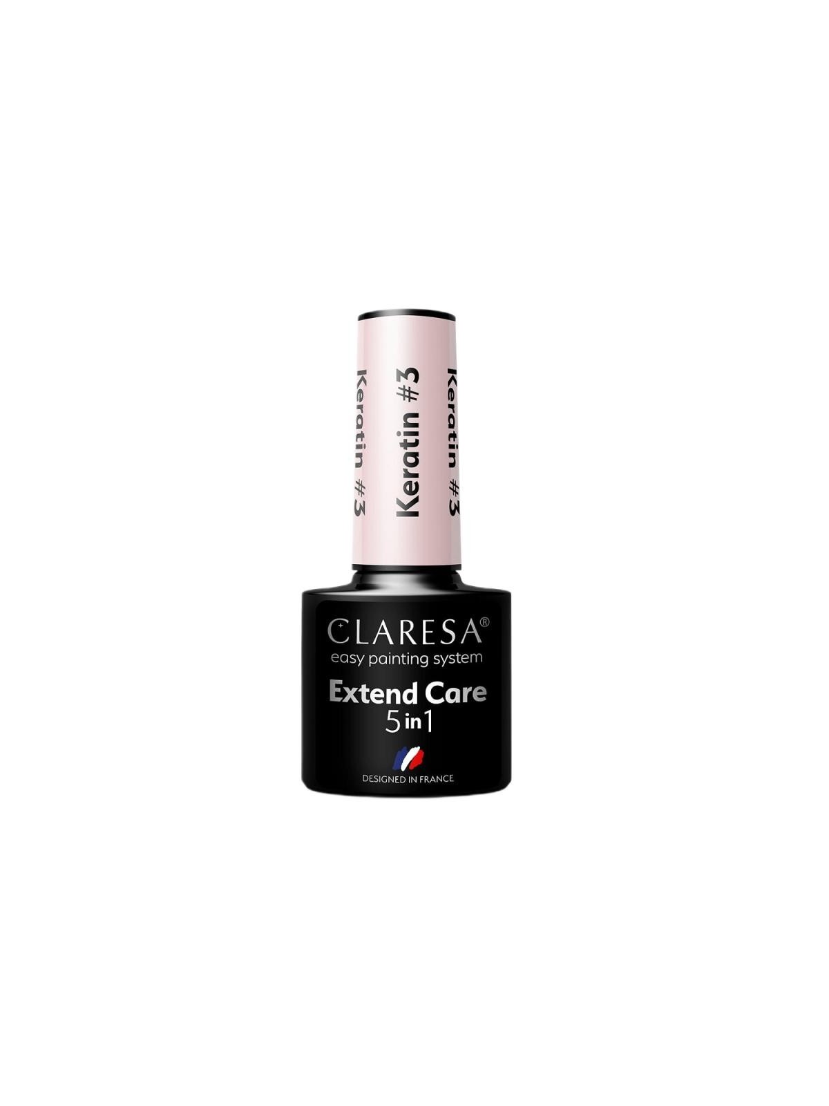 Claresa extend care 5in1 base coat alla cheratina per smalto ibrido 3,5 g