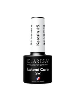 Claresa extend care 5in1 base coat alla cheratina per smalto ibrido 5 5g