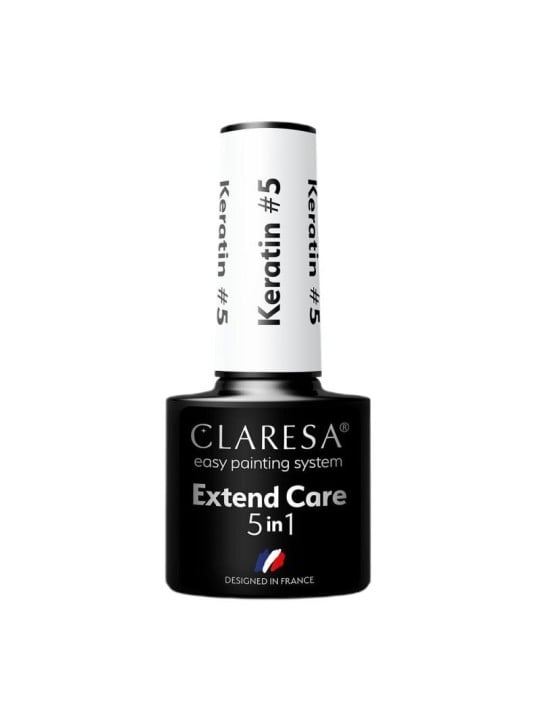 Claresa extend care 5in1 base coat alla cheratina per smalto ibrido 5 5g